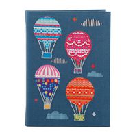 Classic Fabric Cover Notebook Journal Diary College Ruled Story Writing in Paper for Men Women & Girls with Bookmark Enclosed Perfect for Travel (7 in x 5 in)