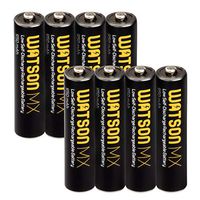Watson MX AAA NiMH Batteries (8-Pack, 1.2V, 950mAh)