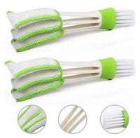 Automotive Air Conditioner Cleaner and Brush,Dust Collector Cleaning Cloth Tool for Keyboard Window Leaves Blinds Shutter