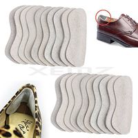 Shoes Heel Insoles, Anti Rubbing Heel Stickers Liners, Adjustments Sticky Snugs Shoe Heel Inserts Pads, Leather Heel Grips Protector, Blister Resistant Foot Cushions, for Feet Pain Relief Fit Com (10)