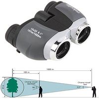 Nikula 10x22 HD Multi Coated Pocket Size Bak4 Prism 107 M/1000 M Binocular Sporting Outdoor Fishing Hunting Sports Game Concert