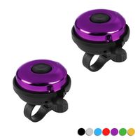 Accmor Classic Bike Bell, Aluminum Bicycle Bell, Loud Crisp Clear Sound Bicycle Bike Bell for Adults Kids, Right Hand/Left Hand Use