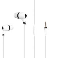 MAGENTA Sports Headphones In-Ear Stereo Earphones Earphones Noise Reduction with Microphone, Camera Headphones ( White)