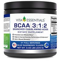 Vita Essentials Bcaa 3:1:2 31 Servings Powder, Blue Rasberry Flavor, 220 Gram