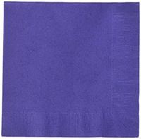 Creative Converting Luncheon Napkins 6.5"X6.5" 50/Pkg-Purple