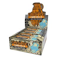 Grenade Carb Killa Protein Chocolate Bar | 22g High Protein Snack | Keto Friendly Low Net Carb Low Sugar | Gluten Free Nut Free Energy Bars | White Chocolate Cookie, 12 Pack