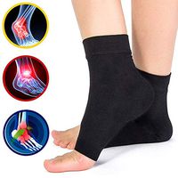 Ankle Brace Compression Support Sleeve- Pain Relief Ankle Swelling, Achilles Tendonitis, Heel Spurs,Plantar Fasciitis and Ankle Sprained,Ankle Braces Compression Socks for Women and Men Kids(1 Pair) M