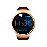L&X Smart Watch Bluetooth Waterproof Fitness Tracker Heart Rate Monitor Pedometer Sleep Monitor SMS Call Notification Remote Camera Music For IOS Iphone Android,Gold