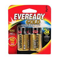 Eveready Gold C Alkaline Battery: 2-Pack