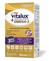 Vitalux Advanced + Omega-3 Ocular Multivitamin, 75's
