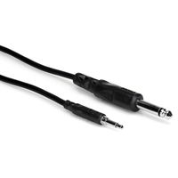 Hosa CMP-305 3.5 mm TS to 1/4" TS Mono Interconnect Cable, 5 feet
