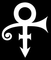 PRINCE Logo - Vinyl decal laptop tablet skateboard car windows stickers (white, 6" inches)