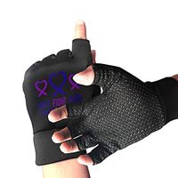 Unisex Pancreatic Cancer Awareness Fingerless Gloves for Arthritis & Carpal Tunnel Pain Relief