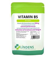 Vitamin B-5 500mg 1-a-Day 2-Pack 180 Tablets Pantothenic Acid B5 Brain Energy
