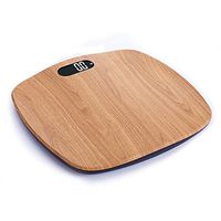 SYF LCD Display Electronic Scale Wood Grain Scale Body Scale Health Scale Weight Scale Weighing 180kg 310x310x25mm A+