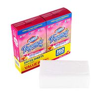Clorox Fraganzia Fabric Softening Dryer Sheets in Spring Scent, Twin Pack, 160 Count | Best Laundry Dryer Sheets With Long-Lasting Spring Scent for Clean Clothes