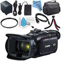 Canon VIXIA HF G21 HFG21 Full HD Camcorder 2404C002 + 58mm UV Filter + Flexible Tripod + Carrying Case + Deluxe Cleaning Kit + Mini HDMI Cable + Fibercloth Bundle