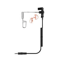 The Ear Phone Connection Ear Phone Connection Fox Listen Only Earpiece w/Long Tube, fits Motorola Radios, black,