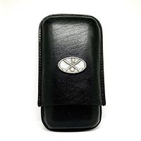 Golf Clubs 3-Finger Cigar Case – Leather Cigar Case – Cigar Cutters by Jim