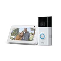 Ring Video Doorbell 2 with Echo Show 5 (Sandstone)