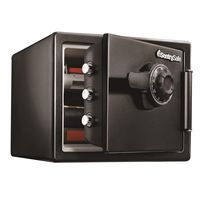 SentrySafe SFW082CTB Fireproof Waterproof Safe with Dial Combination, 0.82 Cubic Feet