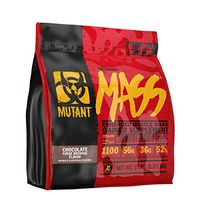 Mutant Mass Weight Gainer Protein Powder – Build Muscle Size and Strength with 1100 Calories – 56 g Protein – 26.1 g EAAs – 12.2 g of BCAAs – 5 lbs – Chocolate Fudge Brownie