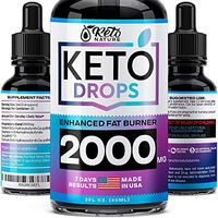 Keto Diet Drops with BHB Exogenous Ketones - Dietary Supplement Made in USA - Fat Burner & Appetite Suppressant for Women & Men - Keto Liquid with Better Absorption than Keto Pills - Keto Weight Loss