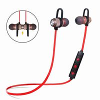 Bluetooth Headphones Sport, Stereo Magnetic Wireless Earbuds with HD Mic Bluetooth 4.1 and Secure Fit Noise Isolating Headsets IPX5 Sweatproof in Ear Earphones for Running Gym Workout iPhone Samsung