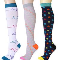 Compression Socks for Women & Men - Ovruns Best 15-20 mmHg Pregnancy Nurse Flight Travel Recovery Medical Support