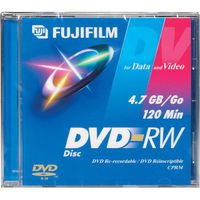 FUJI DVD-RW/2 4X Recordable DVD-RW with Jewel Cases