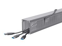 Monoprice Open Slot Wiring Raceway Duct with Cover, 6 Feet Long