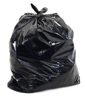 Plasticplace 40-45 Gallon Trash Bags Black 40"X47" 100/Case 2.0 Mil, 100 Count