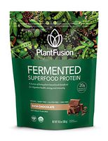 PlantFusion Organic Fermented Superfood | Plant Based Protein Powder with Digestive Enzyme's | Supports Immunity, Metabolism & Energy, Gluten Free, Vegan, Non-GMO, No Sugar, Chocolate, 300g