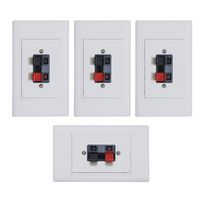 USHANLIN Speaker Wall Plates (4, 1 Gang)