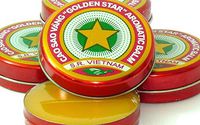 06 Boxes X 10 Grams (Net Weight), Golden Star Balm, Cao Sao Vang Vietnam, Aromatic Balsam