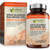 Omega 3 Fish Oil From Wild Alaskan Salmon - The Best & Purest Kind of Fish Oil - High in EPA, DHA, Omega 3, 6 and 9