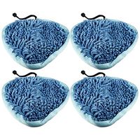 Felji 4 Pack H20 T1 Heavy Duty Deluxe Coral Microfiber Pads Steamboy Mop