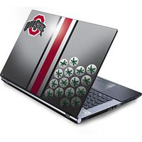 Skinit Decal Laptop Skin for Generic 12in Laptop (10.6in X 8.3in) - Officially Licensed Ohio State University Ohio State University Buckeyes Design