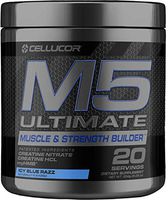 Cellucor M5 Ultimate Post Workout Powder ICY Blue Razz | Muscle & Strength Building Supplement | Creatine Monohydrate + Creatine Nitrate + Creatine HCL + HMB | 20 Servings