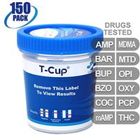MiCare [150pk] - 12-Panel Multi Drug Test Cup (AMP/BAR/BUP/BZO/COC/mAMP/MDMA/MTD/OPI/OXY/PCP/THC) #MI-TDOA-6124