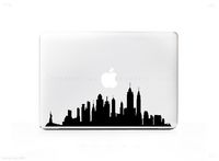 New York City Skyline Style 4 Sticker Decal For MacBook Pro, PC, Laptop, Window, Car, or Wall