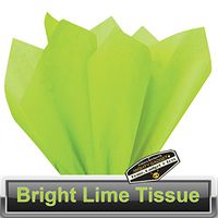 200 pc Mighty Gadget (R) Lime Green Tissue Wrapping Paper - 15” x 20”