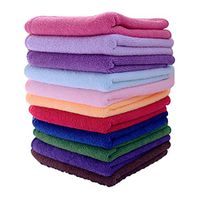 Multifunctional Microfibre Duster Cloths Wash Towel Home Kitchen Cleaning Tools 9.44 x 9.44inch (1 PC Random Color)