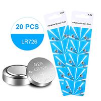 LR726 LR59 AG2 396 397 196 1.5V Alkaline Batteries (20Pack)