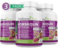 Pure Forskolin 3000mg Max Strength - Forskolin Extract for Weight Loss - Premium Appetite Suppressant, Metabolism Booster, Carb Blocker & Fat Burner for Men and Women - 3 Pack