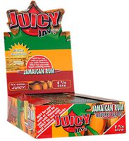 Juicy Jay's Flavored Papers 32 Leaves 1 1/4 Jamaican Rum Pack Of 24