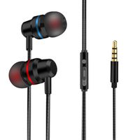 wumedy Wired Sweatproof Earphone Noise Cancelling Music in-Ear Headset with Mic Corded Headsets