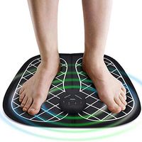 Volwco EMS Foot Massager, Portable Electric Foot Massage Mat, Adjustable 10 Frequency Muscle Stimulatior Feet Massage Promoting Blood Circulation Muscle Pain Relief