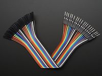 Adafruit Premium Female/Male 'Extension' Jumper Wires - 20 x 6" [ADA1954]