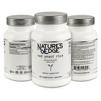 Nature’s Edge® Premium Quality Red Yeast Rice 600mg. Non-GMO and CITRININ-Free. Vegetarian. 60 Vegetarian Capsules/Bottle. Premium Quality Dietary Supplements for Healthy Cholesterol Levels.